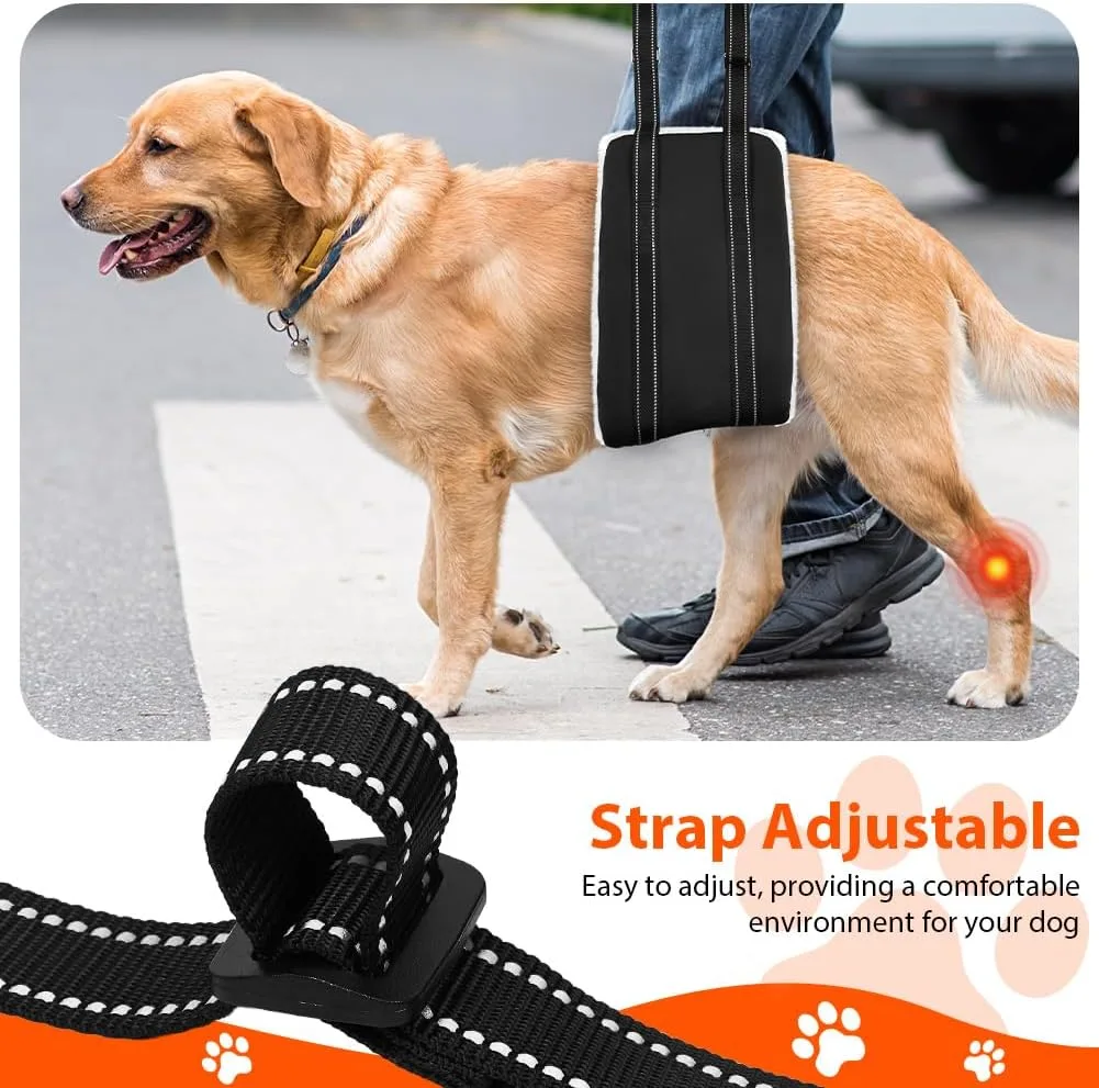 AOOHA Arnés para Perro Discapacitado, Arnes Perro Patas Traseras, Arnés Ajustable para Elevación, Apoyo, Esponjoso y Cómodo, para Apoyar a Perros Mayores, Heridos y Discapacitados foto 5
