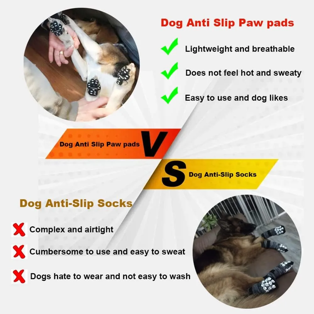 VALFRID Protector de Patas para Perro, Antideslizante en Suelos de Madera, Autoadhesivo, Control de tracción, Almohadillas de Repuesto, 24 Piezas XXL foto 5