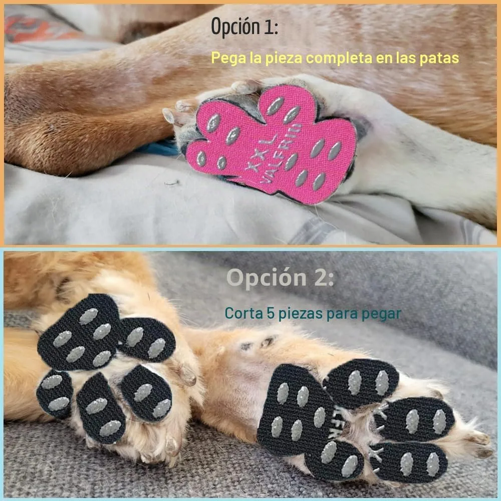 VALFRID Almohadillas Protectoras para Patas de Perro, Agarres Antideslizantes para Suelos de Madera Dura, Control de Tracción, 60 Piezas XXL foto 3